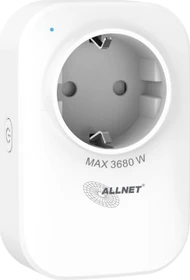 Allnet ESP32 2in1 WiFi Schaltsteckdose weiß, 2x USB-C/1x USB-A, Typ F, Smart-Steckdose (ALL3079)