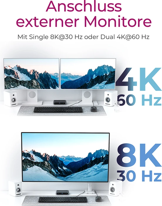 RaidSonic Icy Box IB-HUB801-TB4 Thunderbolt Hub, Thunderbolt 4 [Buchse]