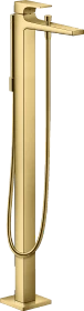 Hansgrohe Axor Metropol Einhebel-Wannenmischer bodenstehend mit Hebelgriff polished goldoptik