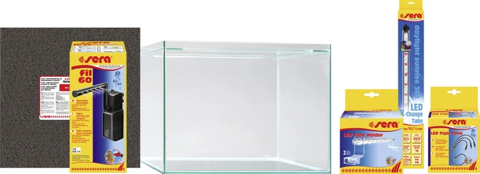 sera Scaper Cube 48 Starterset, Aquarium-Set, 48l