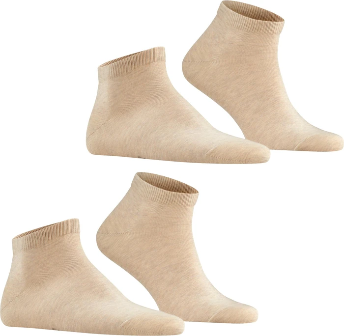 Falke Happy Socken sand mel., 2 Paare (Herren)