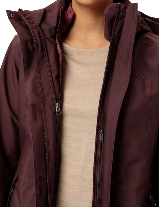 Vaude Idris 3in1 III Funktionsmantel dark oak (Damen)