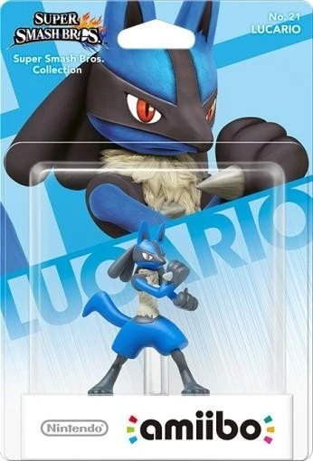 Nintendo amiibo Figur Super Smash Bros. Collection Lucario (Switch/WiiU/3DS)