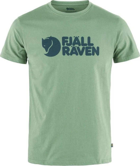 Fjällräven Logo Funktionsshirt kurzarm misty green (Herren)