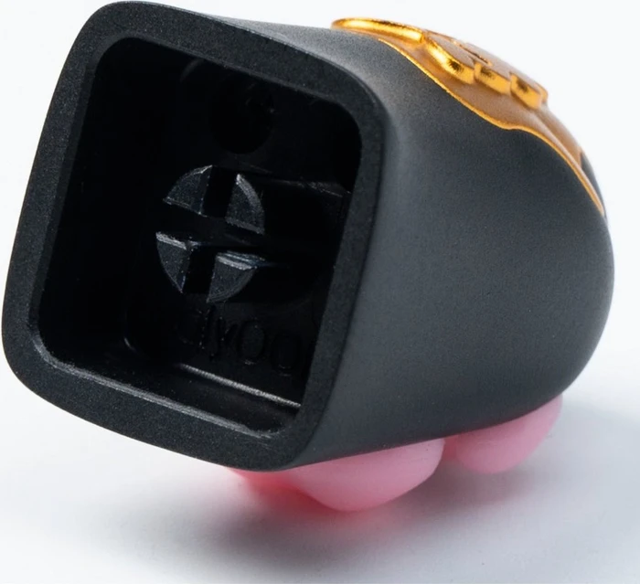 Keychron Kitty Paw Alu Alloy Artisan Keycap, Aluminium, Silikon, gold/rosa/schwarz, 1 Taste