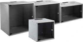 EFB Elektronik Basic Wandgehäuse 6HE, Sicherheitsglastür, IP2X, weiß, 450mm tief