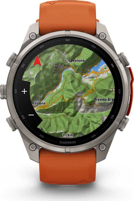 Garmin Fenix 9 Pro inReach 47mm titanium/autumn orange-spark orange