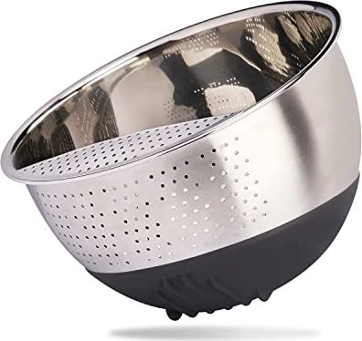Reishunger Reis Waschschüssel Edelstahl 22cm schwarz