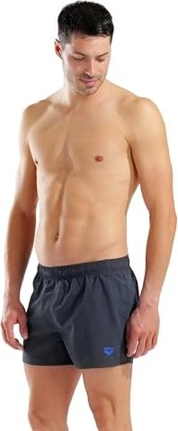 Arena Fundamentals R Badeshorts asphalt/neon blue (Herren)