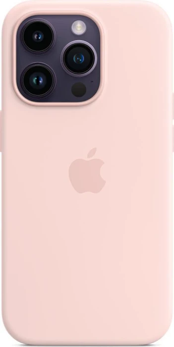 Apple Silikon Case mit MagSafe für iPhone 14 Pro kalkrosa