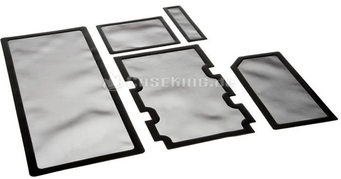 DEMCiflex Staubfilter Set für Corsair 750D schwarz/schwarz
