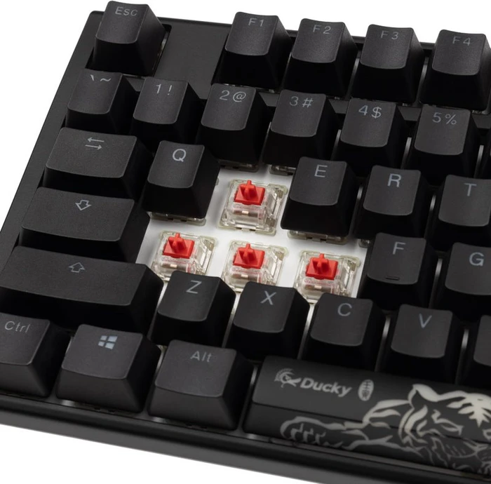 Ducky One 3 PBT, LEDs RGB, Classic Black, MX RGB RED, USB, US