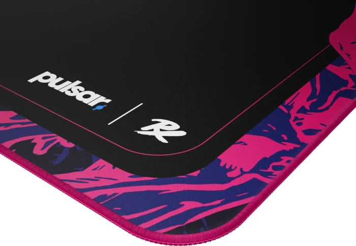 Pulsar Gaming Gears eS eSports Gaming-Mauspad XL, 490x420mm, PRX Edition schwarz/pink