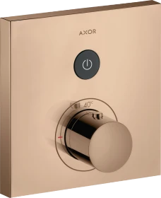 Hansgrohe AXOR ShowerSelect Thermostat Unterputz eckig für 1 Verbraucher polished red gold