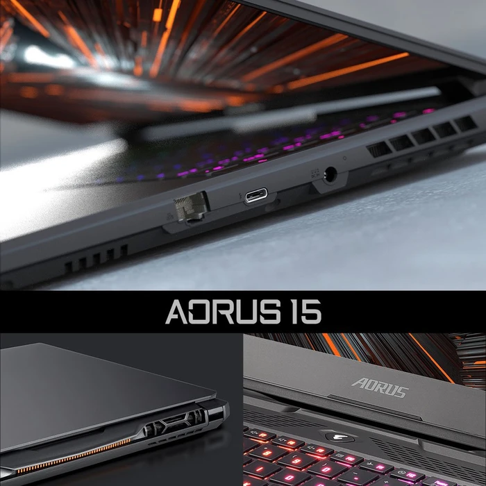 GIGABYTE AORUS 15, Core i7-12700H, 16GB RAM, 1TB SSD, GeForce RTX 3070 Ti, DE