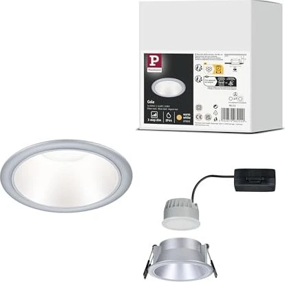 Paulmann Cole Coin LED 6W Einbauleuchte silber