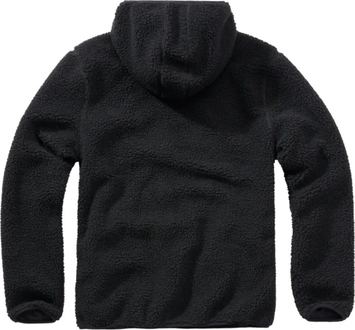 Brandit Teddyfleece Worker Hoodie schwarz (Herren)