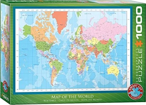 Eurographics Modern Map of the World