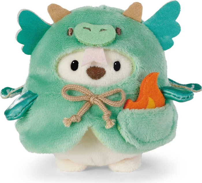 Nici MyMochi Fairy Edition Eisbär Snono mit Flamme und Drachenkostüm Geschenkbox 8cm