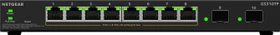 Netgear S350 Desktop Gigabit Smart Switch, 8x RJ-45, 2x SFP, 55W PoE+ (GS310TP-200)