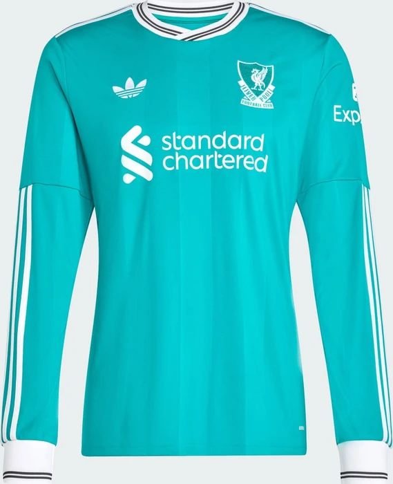 adidas Liverpool FC 2025/2026 Ausweichtrikot langarm (Herren)