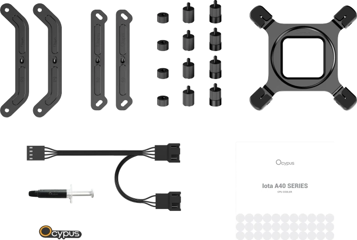 Ocypus Iota A40 BK Dual Fan, schwarz