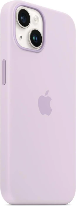 Apple Silikon Case mit MagSafe für iPhone 14 Flieder
