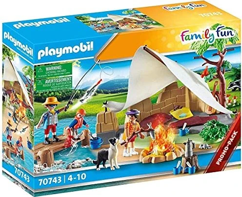 playmobil Family Fun Familie beim Campingausflug