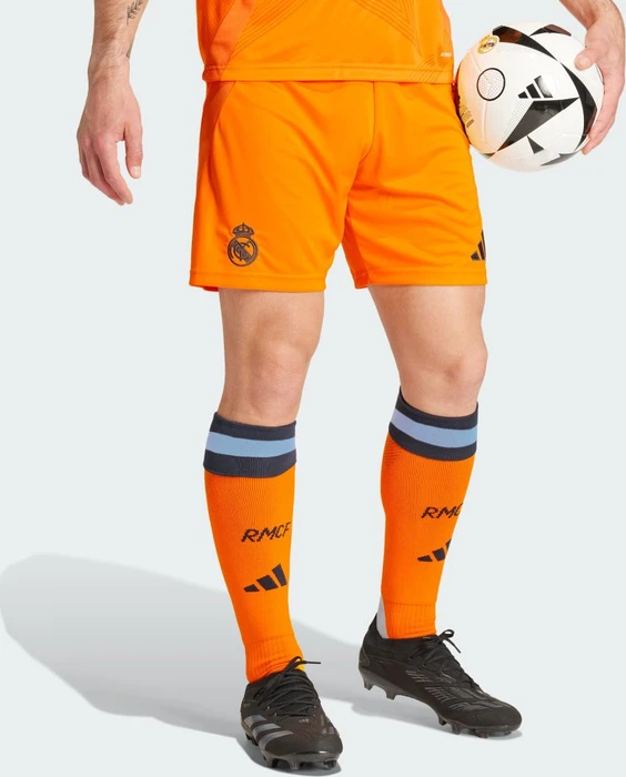 adidas Real Madrid 2024/2025 Auswärtsshorts crew orange (Herren)