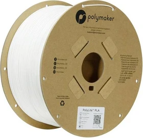Polymaker PolyLite PLA, weiß, Spule, 1.75mm, 3.00kg