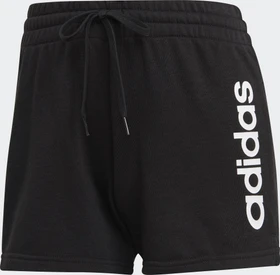 adidas Essentials Slim Logo Shorts schwarz/weiß (Damen)