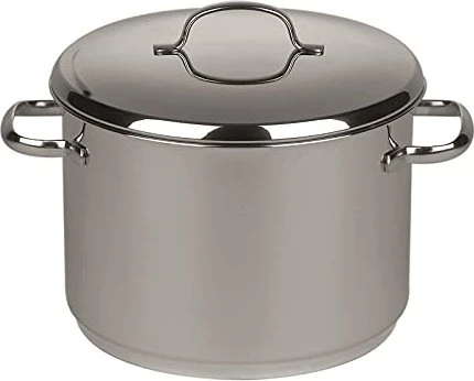 Riess Cristall Fleischtopf hoch mit Deckel 20cm edelstahl