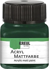 Kreul Acryl Mattfarbe, tannengrün, 20ml