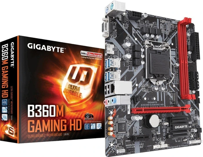 GIGABYTE B360M Gaming HD (Intel 1151 v2)