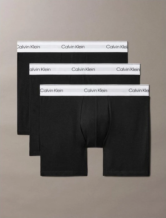Calvin Klein Icon Cotton Stretch 3er Boxer Briefs schwarz (Herren)