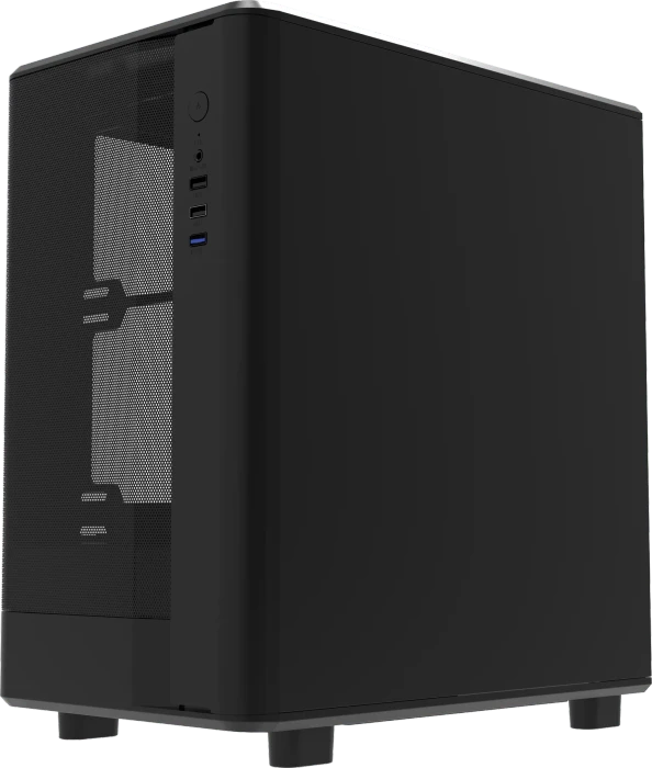 DarkFlash DB330M Mesh Black, Glasfenster