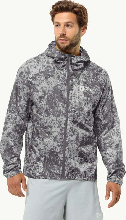 Jack Wolfskin Prelight Windbreaker Funktionsjacke grid camo slate (Herren)