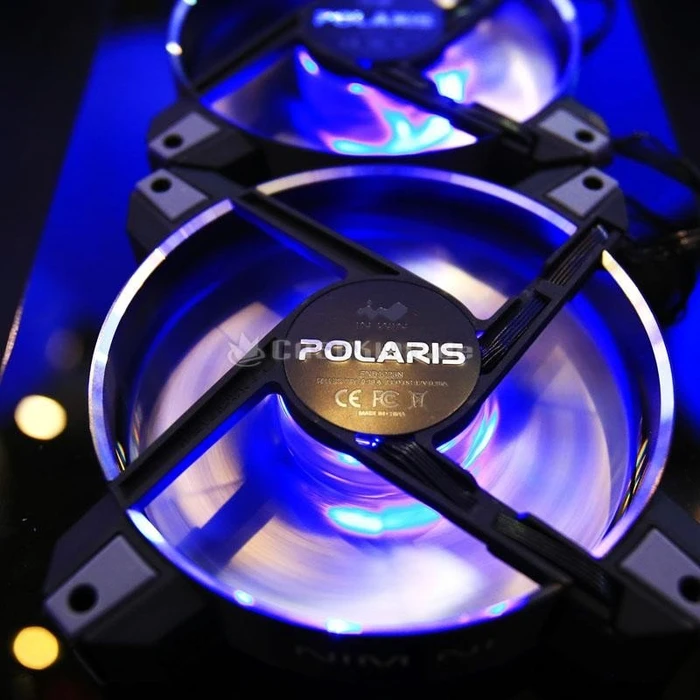 In Win Polaris RGB Aluminium, 120mm, 2er-Pack
