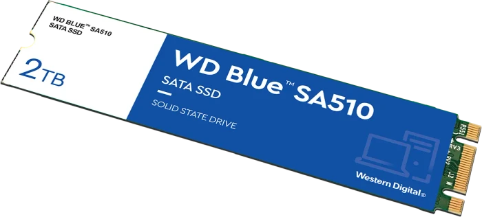 Western Digital WD Blue SA510 SSD 2TB, M.2 2280 / B-M-Key / SATA 6Gb/s