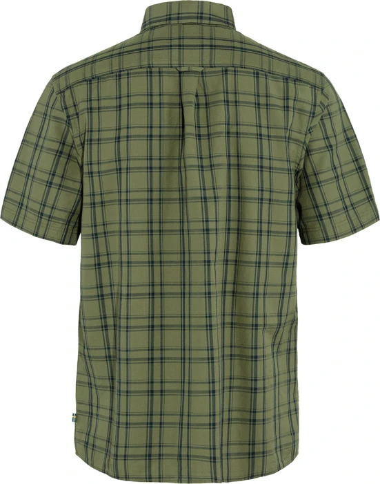 Fjällräven Övik Lite Hemd kurzarm green/dark navy (Herren)