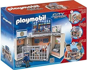 playmobil City Action Aufklapp-Spiel-Box Polizeistation