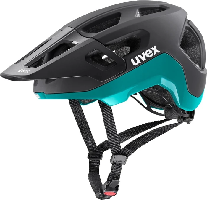 UVEX React Helm black/teal matt