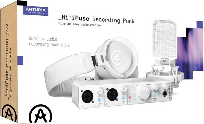 Arturia MiniFuse Recording Pack weiß