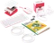 Raspberry Pi Original Desktop Kit DE ohne Buch für Raspberry Pi 5, weiß/rot Vorschaubild