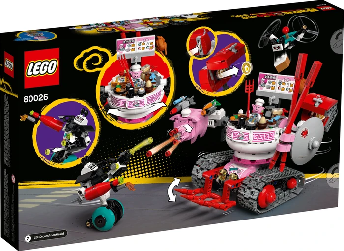 LEGO Monkie Kid - Pigsys Nudelwagen