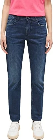 Mustang Crosby Relaxed Slim mit Kontrastnähten Jeans blau (Damen)