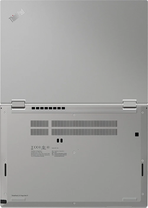 Lenovo ThinkPad L13 Yoga G2 (Intel), silber, Core i5-1135G7, 8GB RAM, 256GB SSD, DE