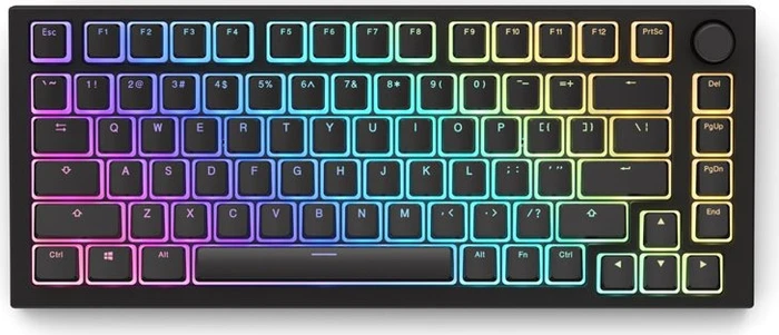Glorious Aura V2 Keycap Set, Kunststoff (PBT) Double-Shot, schwarz, 145 Tasten (104+41), ANSI-US