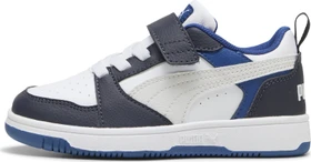Puma Rebound V6 Lo puma white/feather gray/puma black (Junior)