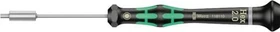 Wera Kraftform Micro 2069 Elektroniker Außensechskant Schraubendreher, 2x60mm